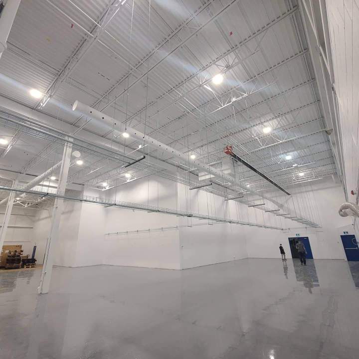 Commercial lighting installation Montreal
